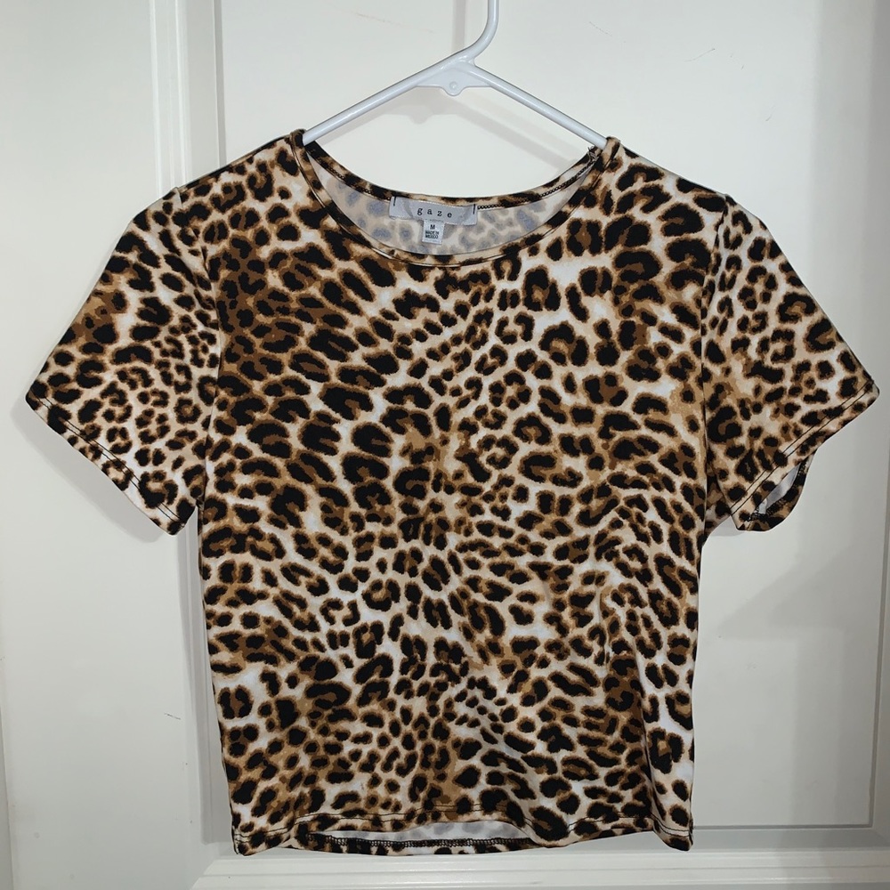 Cheetah Print Crop Top